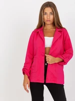 Fuchsia sweatshirt RUE PARIS with pockets