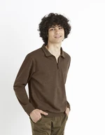 Celio Sweater Cechinzip with stand-up collar - Men