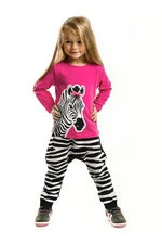 Completo da ragazza Denokids CFF-20S1-407/Pink, Black, White