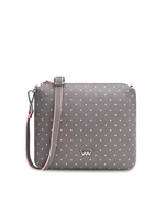 Šedá dámska crossbody kabelka Vuch Coalie Dotty Grey