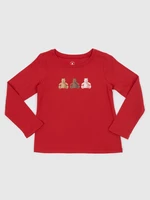 GAP Kids T-shirt with teddy bears - Girls