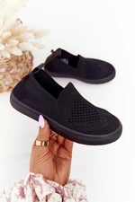 Kids Slip-On Slip-On Sneakers Big Star - Black