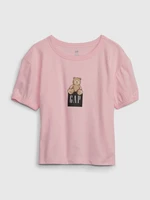 GAP Children's T-shirt with teddy bear - Girls