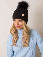 RUE PARIS Black winter beanie