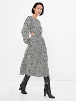 GAP Patterned Midi Dress Lenzing™ Ecovero™ - Women