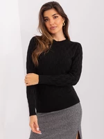 Black Women's Cotton Sweater