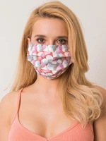 Protective mask with color print