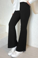 InStyle Spanish Leg Scuba Pants - Black