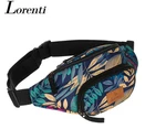 Flower Navy Waist Bag