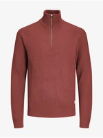 Brick Men's Sweater Jack & Jones Pannel - Men