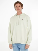 Mentolová pánská mikina Tommy Jeans OVZ College Hoodie - Pánské