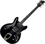 Hagstrom Viking Black Semiakustická kytara