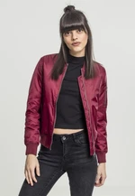 Dámská bunda Basic Bomber Jacket vínová