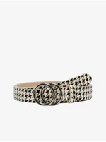 Black and cream women's patterned belt ONLY Rasmi - Women