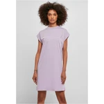 Women's Turtle Extended Shoulder lilac dress