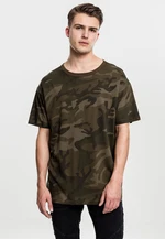 Camo Oversized Tee olivové camo