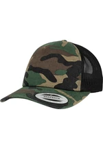 Camo Trucker Beanie woodcamo/blk