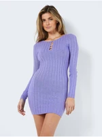 Light Purple Sheath Dress with Decorative Neckline Noisy May Fr - Women