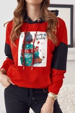 Red Christmas sweatshirt