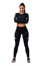 Women's top Nebbia Honey Bunny Crop Top 821 black S