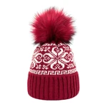 Cap prosinec Ráno Maroon Maroon