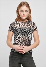 Women's Snowleo Fishnet T-Shirt