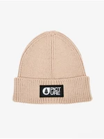 Beige Women's Ribbed Beanie with Wool Picture - Ladies