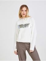 Cream Women's Hoodie Guess - Women