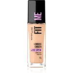 Maybelline Fit Me! tekutý make-up pre rozjasnenie a vyhladenie pleti odtieň 115 Ivory 30 ml