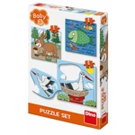 Puzzle set Zvířátka: kde žijí 3 - 5 baby