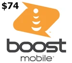 Boost Mobile $74 Mobile Top-up US