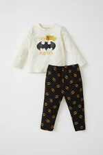 DEFACTO Baby Boy Batman Long Sleeve Cotton Pajamas Suit