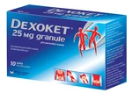 DEXOKET 25 mg granule - zrněný prášek pro přípravu nápoje 10 ks