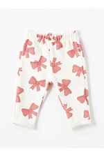 LC Waikiki Elastic Waist Printed Baby Girl Trousers