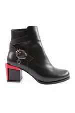 DGN 730-22k Women's Belt Detailed Heeled Boots