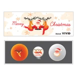 Volvik Vivid Christmas 2 Pack Golf Balls Karácsony Golflabda