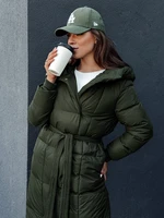 Quilted women's coat CLOUTIQUE green Dstreet