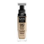 NYX PROFESSIONAL MAKEUP Professional Makeup Can't Stop Won't Stop 24 hour Foundation Vysoce krycí make-up - 6.3 Warm Vanilla 30 ml