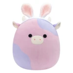 Plyšový mazlíček Squishmallows Kravička s oušky - Patty