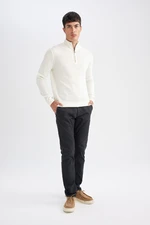 DEFACTO Chino Trousers Regular Fit Pocket Straight Leg