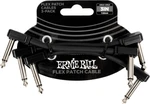 Ernie Ball Flex 3 Pack 7,62 cm Lomený - Lomený Patch kabel