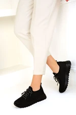 Soho Black-Black Women's Sneakers 19118