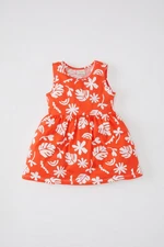 DEFACTO Baby Girl Patterned Sleeveless Dress