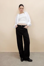 DEFACTO 90's Wide Leg High Waist Wide Leg Long Jean Trousers