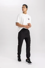 DEFACTO Fit Standard Fit Cargo Pocket Woven Sports Jogger Sweatpants