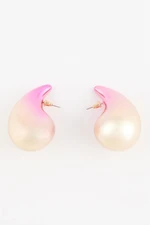 DEFACTO Women's Pink Drop Earrings