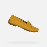 Yellow women's moccasins Geox Kosmopolis + Grip - Women's