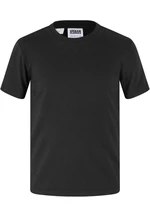 Girls' stretch T-shirt Jersey black