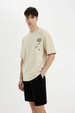 DEFACTO Comfort Fit Crew Neck T-Shirt