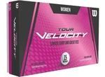 Wilson Staff Tour Velocity Womens Golf Balls White Piłka golfowa